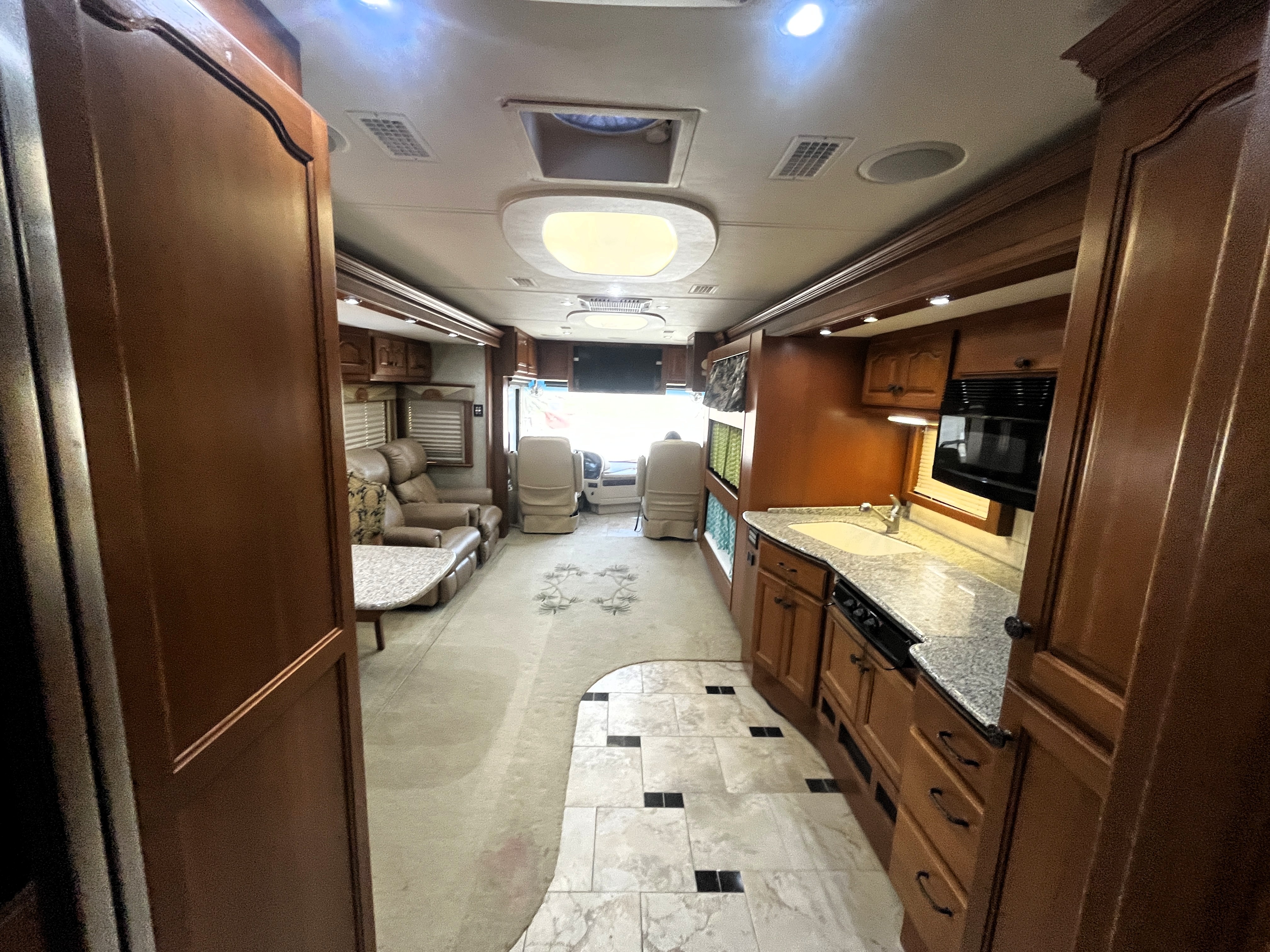 living area of Coach