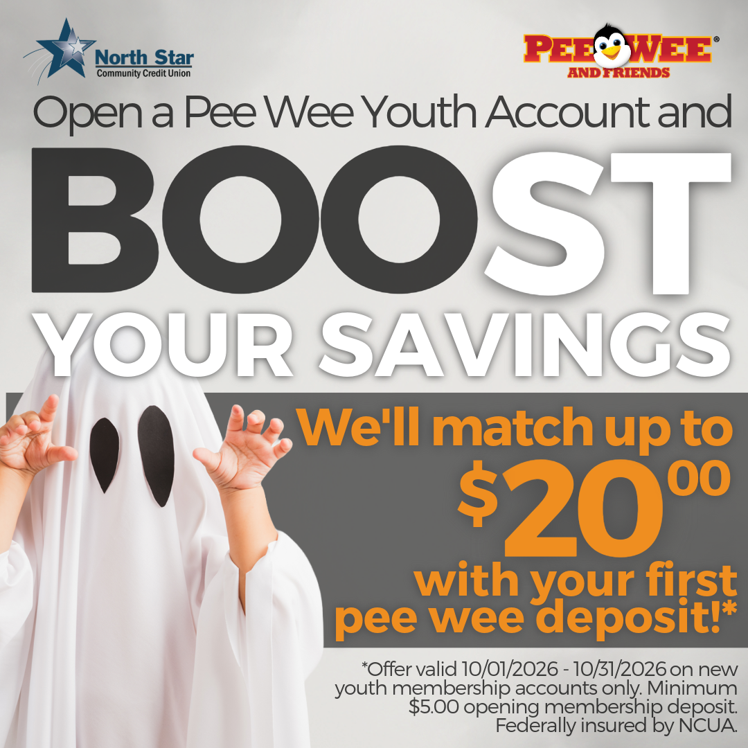 Open a Pee Wee Youth Account in October and Boost Your Savings